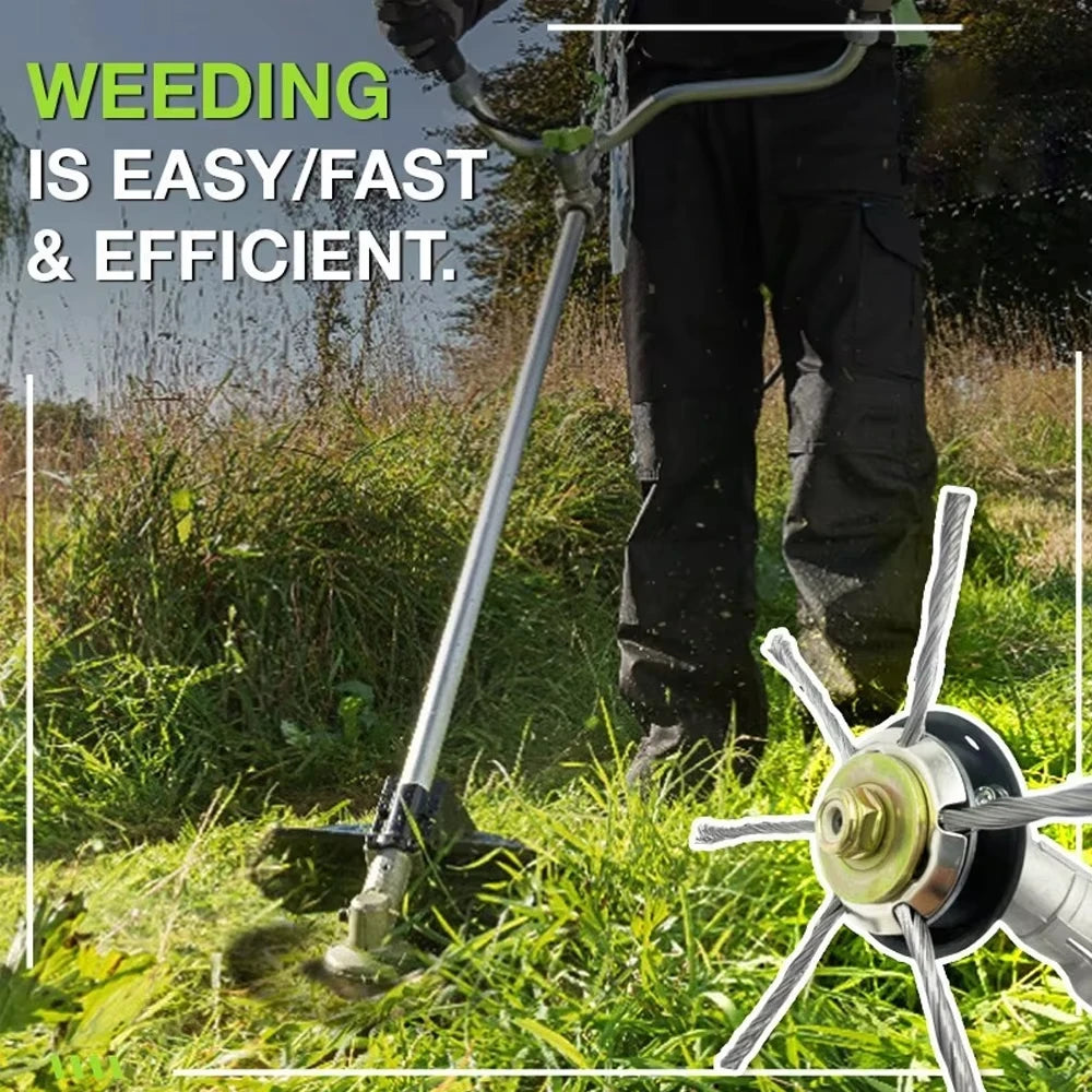 GardenEdge™ 6-Blade Steel Weed Trimmer Head