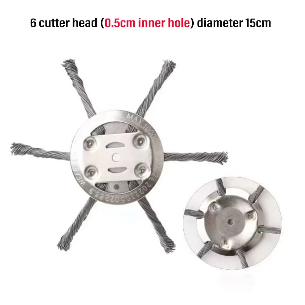 GardenEdge™ 6-Blade Steel Weed Trimmer Head